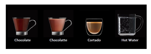 Coffetek Labels Vitro S1E+2 UK2 - commercial coffee spare part