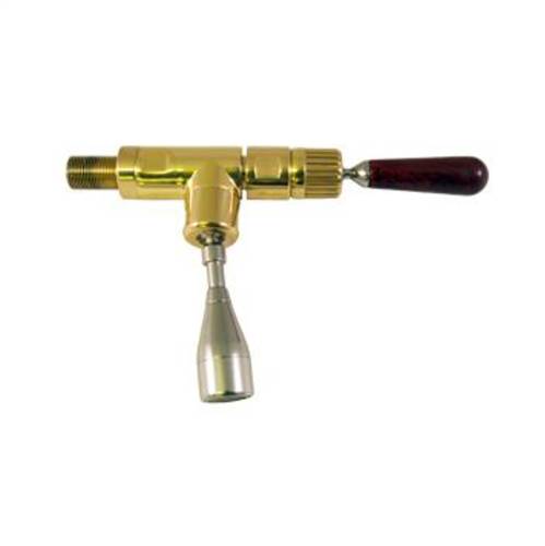 Elektra - Water Valve Complete - Brass/Wood  - Pn: EL8332 - commercial coffee spare part