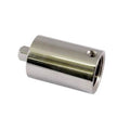 Elektra - Chrome Valve Fitting - Front  - Pn: EL9022 - commercial coffee spare part