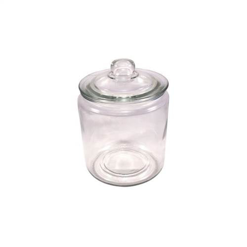 Clear Glass Biscotti Jar 1.5 US Gallon / 6 Litres - commercial coffee spare part