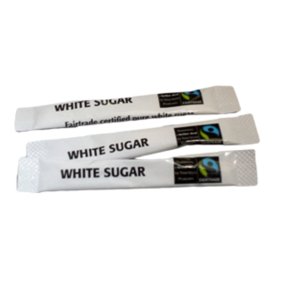 Sugar Sticks - Fairtrade - White - commercial coffee spare part