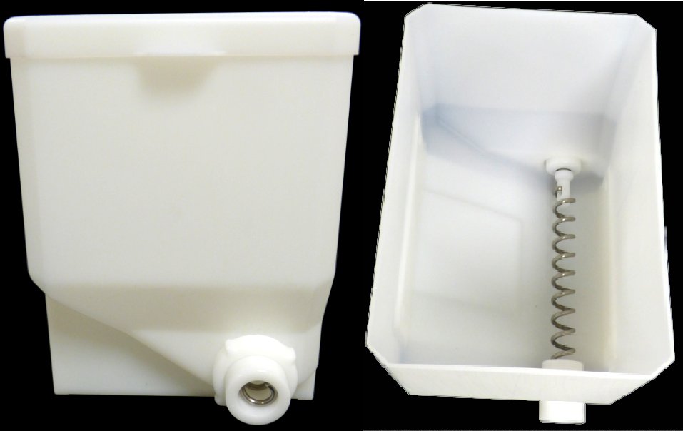 Coffetek Hopper Husillo Metalico RH - W=135 H=185 – genuine Coffetek part 09727470
