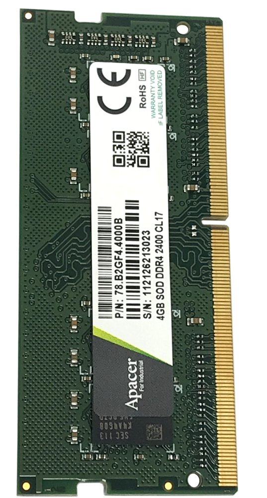 Coffetek 4GB DDR4 Sodimm 78.B2GF4.4000B Apacer – genuine Coffetek part 09728210