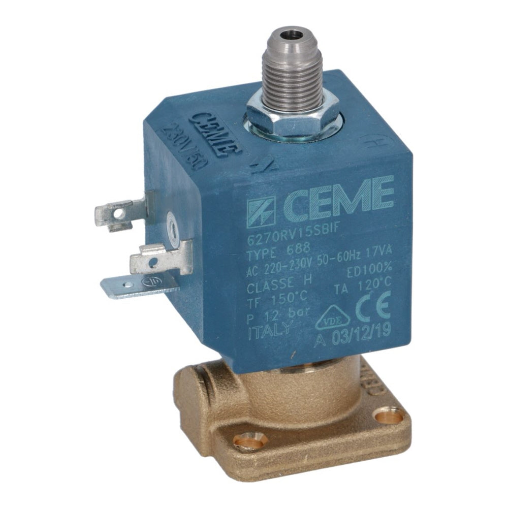 Ceme 3 Way Group Solenoid 220/230V 50/60HZ - Pn: EU1120408 - commercial coffee spare part