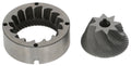 GRINDING BURRS PAIR CASADIO CONICAL RH - External ø 68/49 mm - internal ø 42/11 mm thickness 25 mm - 4 fixing holes internal groove for key - commercial coffee spare part