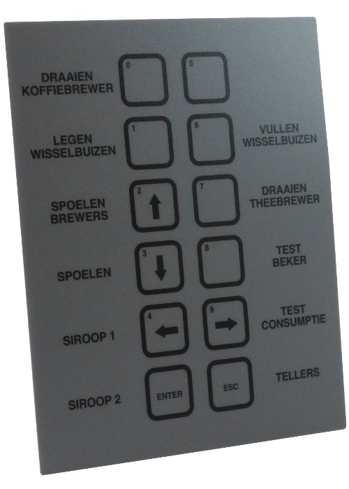 Coffetek Lamina Keypad Progr. Nexus Holandes – genuine Coffetek part 19062000