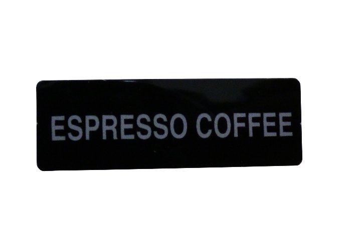 Coffetek Decal Hopper Espresso – genuine Coffetek part 28207