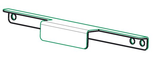 Coffetek Clip Lid Rear Door Vitro S1 – genuine Coffetek part 31231011