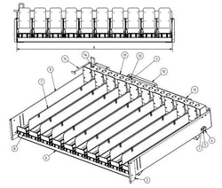 Coffetek Circuit Shelf With Cintas 8 Mistral R290 – genuine Coffetek part 41254571
