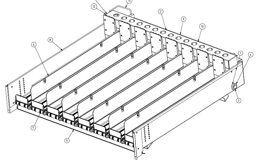 Coffetek Circuit Shelf With Cintas 8 Vane R290 6C – genuine Coffetek part 41254621