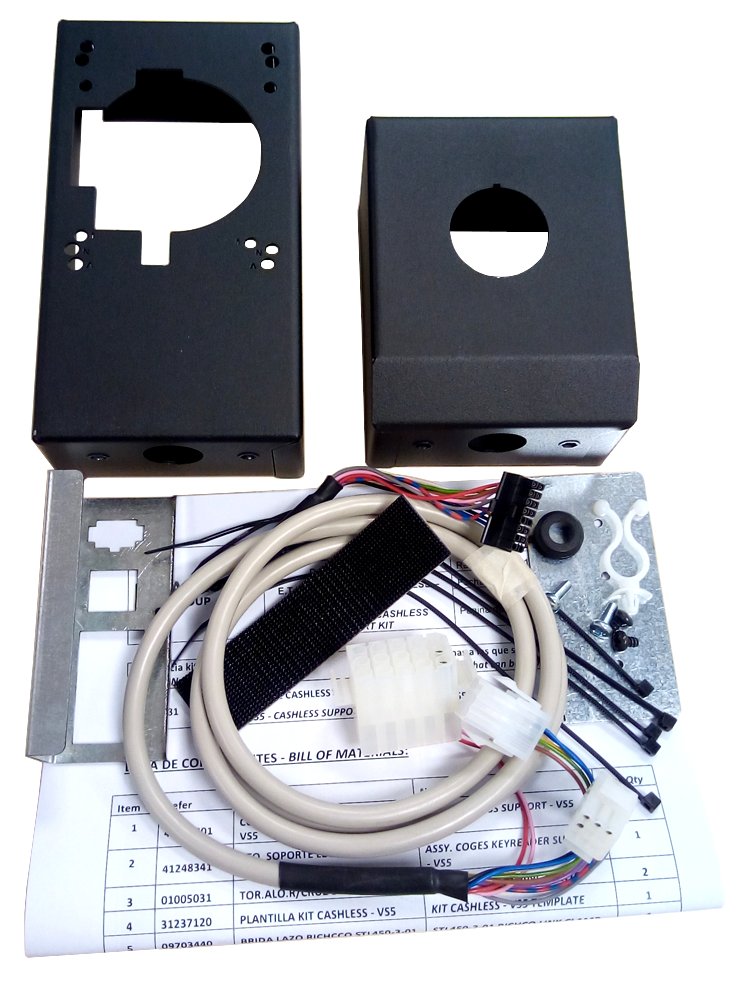 Coffetek Kit Bracket Cashless - Vitro S5 – genuine Coffetek part 41530281