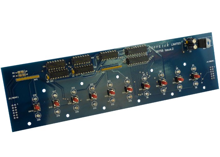 Coffetek PCB Pulsadores 10 Teclas – genuine Coffetek part 43315710