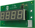 Coffetek PCB Nueva Display 4 Digitos Blue – genuine Coffetek part 43319870