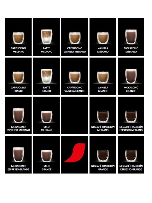 Coffetek Set Label Horeca VS5 Nestle Chile Ins – genuine Coffetek part 49030481