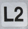 Coffetek Fuse Label L2 64-12 – genuine Coffetek part 54304