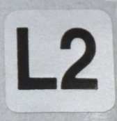 Coffetek Fuse Label L2 64-12 – genuine Coffetek part 54304