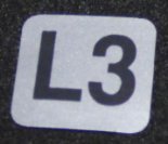 Coffetek Fuse Label L3 64-12 – genuine Coffetek part 54305