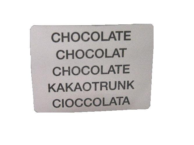 Coffetek Decal "Chocolate" – genuine Coffetek part 82000330