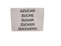 Coffetek Decal "Azucar" – genuine Coffetek part 82000340