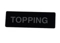 Coffetek Decal Hopper Topping – genuine Coffetek part 82039500