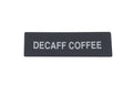 Coffetek Decal Hopper Descafeinado – genuine Coffetek part 82039600