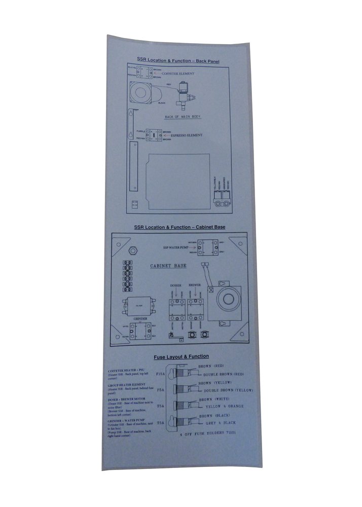 Coffetek Decal Calidad – genuine Coffetek part 82042900
