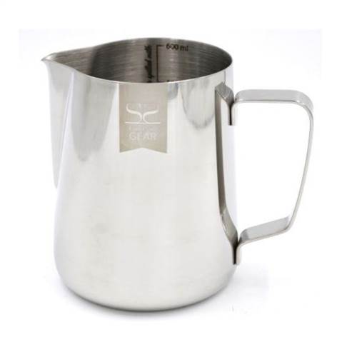Espresso Gear Lined Frothing Pitcher, Stainless Steel, 0.4L - commercial coffee spare part