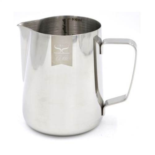 Espresso Gear Lined Frothing Pitcher, Stainless Steel, 0.6L - commercial coffee spare part