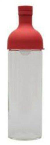 Hario - Cold Bscrew Filter in Bottle Red - 750ML  - Pn: HAR18195 - commercial coffee spare part