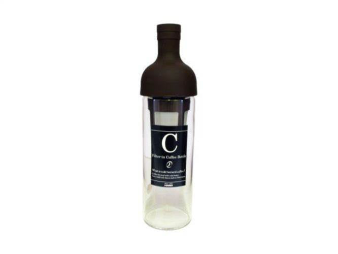 Hario - Cold Bscrew Coffee Filter in Bottle  Chocolate Brown - 750ML  - Pn: HAR22488 - commercial coffee spare part