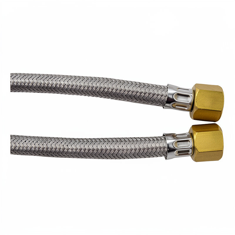 BRAIDED HOSE 1.5M 1/2 STRAIGHT X 1/2 STRAIGHT
