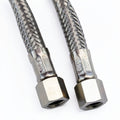 BRAIDED HOSE 0.37M 1/8 STRAIGHT X 1/8 STRAIGHT - CONICAL