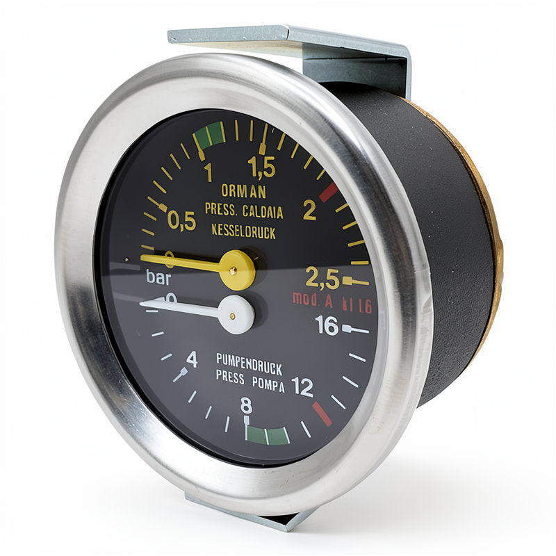 IBERITAL DUAL PRESSURE GAUGE 58MM