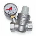 PRESSURE REDUCING VALVE WITH GAUGE 3/4F