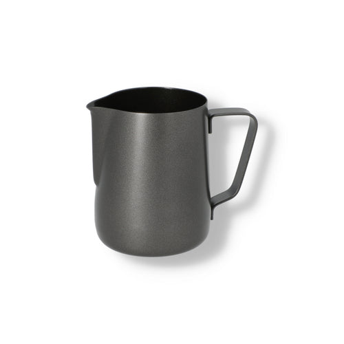 0.35 Litre Teflon Foaming Jug - Black - commercial coffee spare part