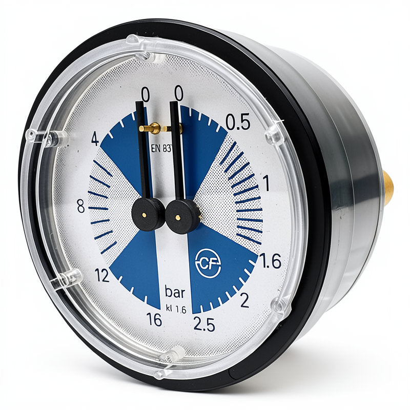 CIMBALI M21/M22/M29 DUAL PRESSURE GAUGE 60MM
