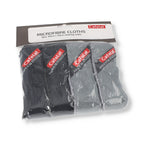 CAFELAT MICROFIBRE CLEANING CLOTHS - 2 BLACK AND 2 GREY