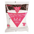 HARIO V60 PAPER FILTER 01 DRIPPER 100 SHEETS - BLEACHED