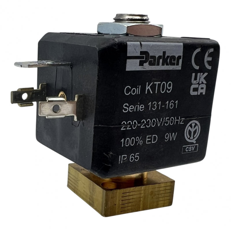 PARKER 2 WAY INLET SOLENOID VALVE 230V 2.2MM VITON 9W - EXPOBAR