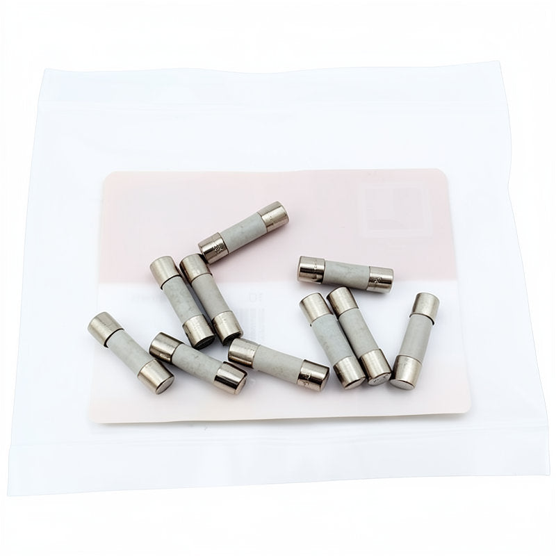 FUSE 6.3A 5 X 20 CERAMIC BODY ANTI SURGE (PACK OF 10)