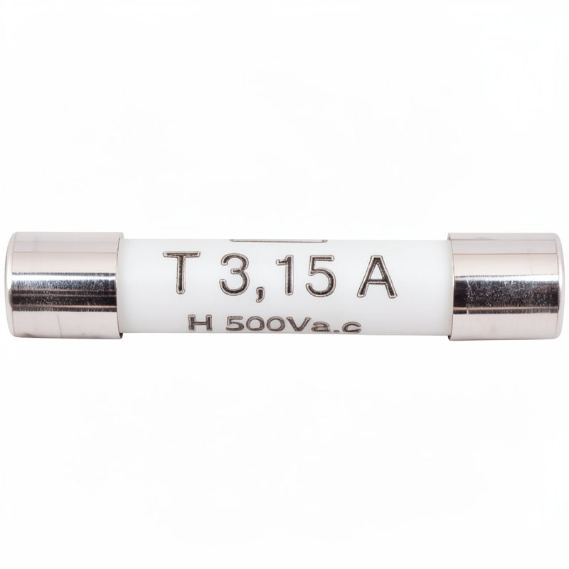 FUSE 3.15A 6.3 X 32 CERAMIC BODY ANTI SURGE (PACK OF 10)
