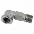 3/8M NPT X 3/8F GAS ELBOW FITTING