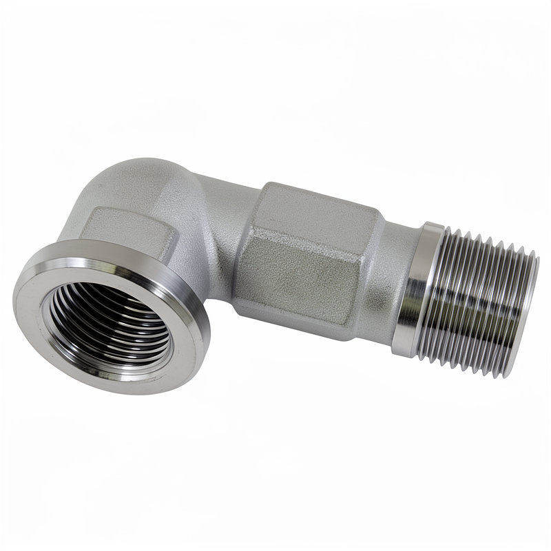 3/8M NPT X 3/8F GAS ELBOW FITTING