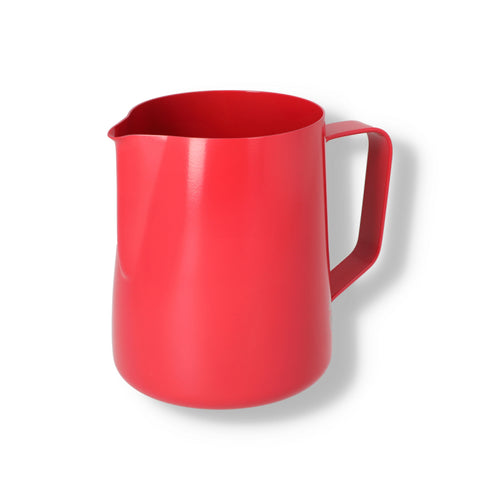 0.6 Litre Teflon Foaming Jug - Red - commercial coffee spare part