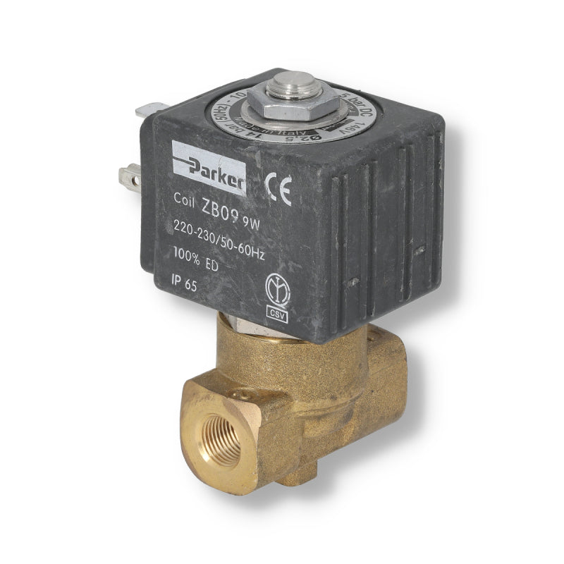 PARKER 2 WAY INLET SOLENOID VALVE 230V 1/4 9W - CIMBALI