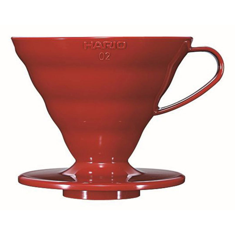 HARIO COFFEE DRIPPER V60 02 RED PLASTIC
