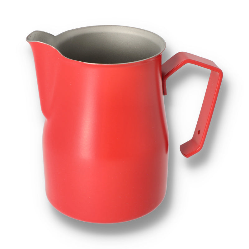 MOTTA 750ML TEFLON FOAMING JUG - RED