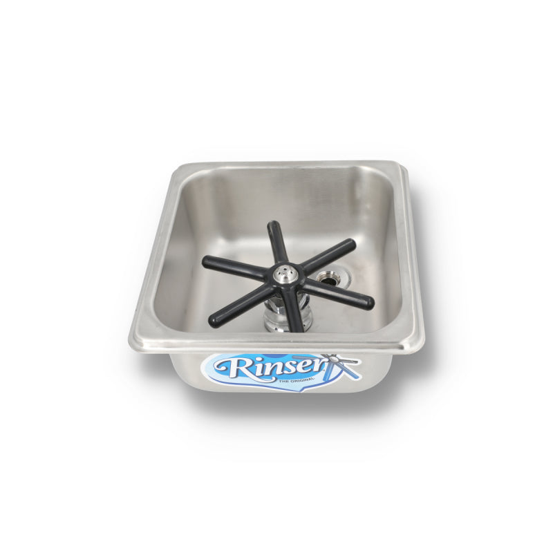 FLUSH MOUNT PITCHER RINSER/GLASS RINSER - 152MM (L) 140MM (W) 64MM (D)