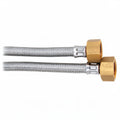 BRAIDED HOSE 0.5M 1/2 STRAIGHT X 1/2 STRAIGHT