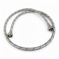 BRAIDED HOSE 0.5M 3/4 STRAIGHT X 3/4 STRAIGHT - FLAT